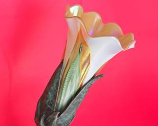 Gustav Gurschner Art Nouveau Nymph Lamp