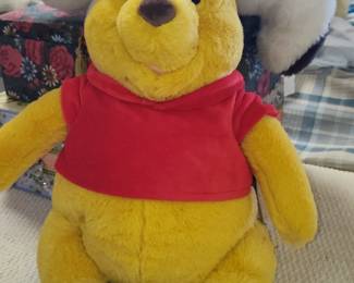 Disney Winnie the Pooh Plush Toy with Red Shirt - 14"