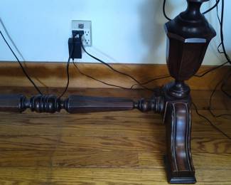 Jacobean Style Carved Mahogany Console Table
