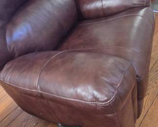 Brown Leather Recliner
