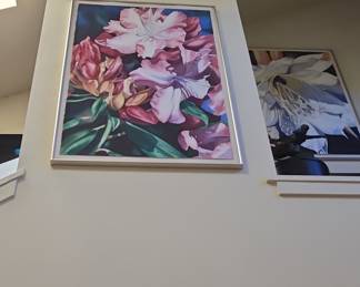 Watercolor Painting of Rhododendrons by Barry Olson