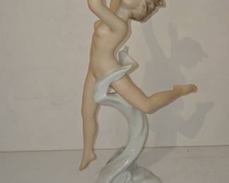 Porcelain Figurine of a Dancer by Wallendorf