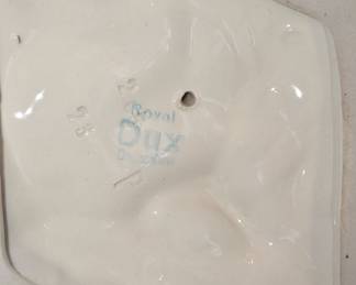 Royal Dux Porcelain Figurine by Elly Strobach of a Reclining Nude