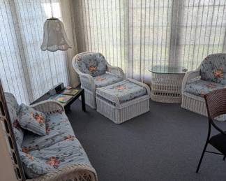 Wicker furniture 