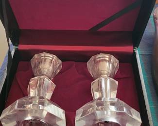 Gorgeous candle holders in original box