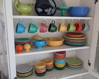 Vintage Fiesta.  Includes some 50s colors (chartreuse, grey, rose)