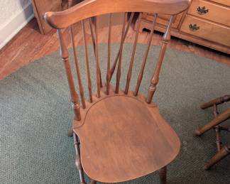 Vintage maple(?) chair