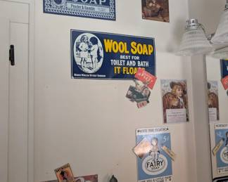 Reproduction metal signs