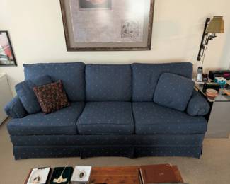 Nice blue sleeper sofa