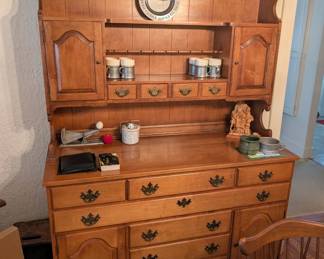 Nice 2 piece buffet.  Matches table