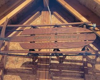 Vintage Lightening Glider sled