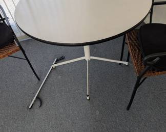 Utility table with 4 chairs