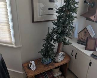 Birdhouses.  Trees.  For decor