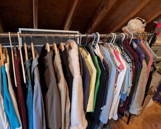 Really nice clothing.  Designer names.  Some vintage