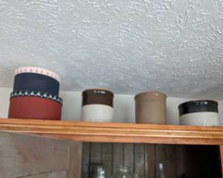 Vintage crocks