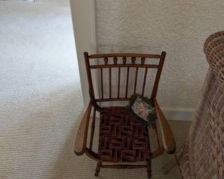 Adorable spindle back child's chair
