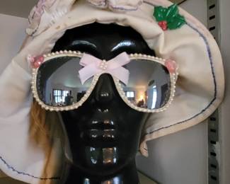 Glass head sculpture