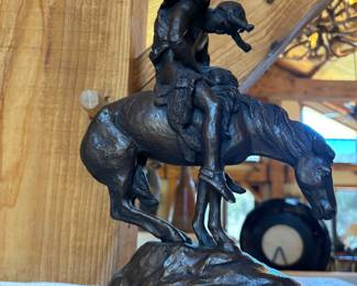 End of the Trail statue