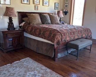 King Bed and night stands