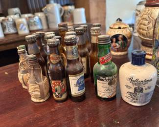 miniature liquor bottles