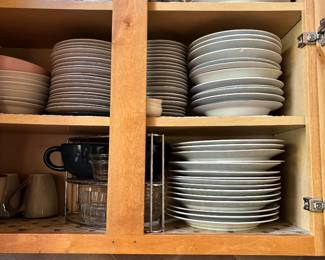 Dishes for serving over 50 people entertaining