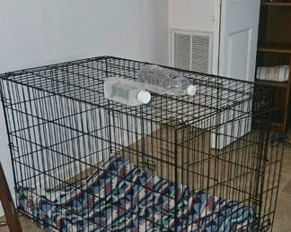 1 large crate, downstairs