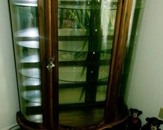 OAK CHINA CABINET