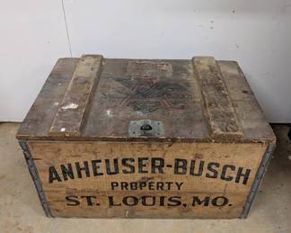 F97 - $150. Anheuser-Busch Crate. Property St. Louis, MO. A-860