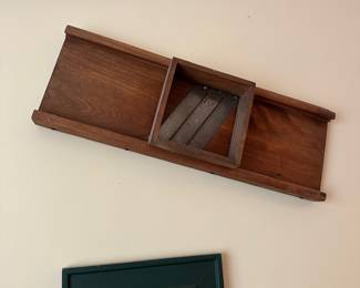 F45 - $60. Antique Cabbage Cutter in Very Good condition!Blade have very minimal rust, wood is in great shape.