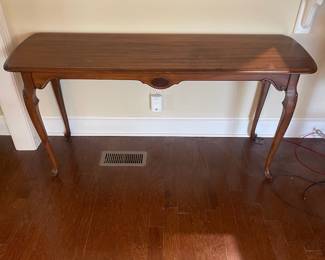 F4 - $85. Sofa Table. Measures 60" x 18" x 29" tall.