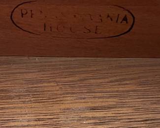 F24 - $150. PAIR of Pennsylvania House Solid Cherry Side Tables. Measures 21.25" x 26.75" x 21.5" tall.