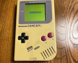 F38 - $50. 1989 Nintendo Game Boy. Powers On.