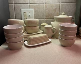 F74 - $75. Pfaltzgraff Cappuccino. 22 Pcs.