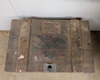 F97 - $150. Anheuser-Busch Crate. Property St. Louis, MO. A-860