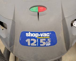 F87 - $35. Shop Vac Contractor Series. 12 gallon 5.5hp.