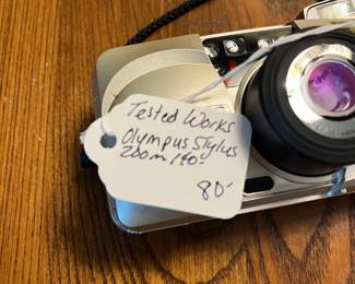 F39 - $80. Olympus Stylus Zoom 140. Tested & Works.