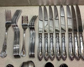 F69 - $80. Wallace Stainless Flatware - MIXED BAG of Patterns.
