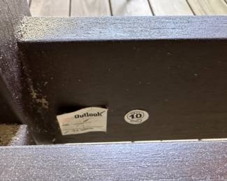 F47 - $100. Patio Sectional. Measures 91" x 64". No cushions included. Each piece moves individually and can be different configurations.