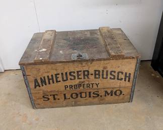 F97 - $150. Anheuser-Busch Crate. Property St. Louis, MO. A-860