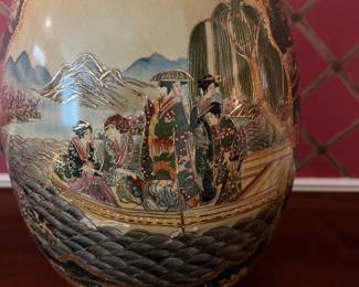 F40 - $80. Satsuma Eggs - 3 Pc Set. 2 - 4.5". 1 - 12".