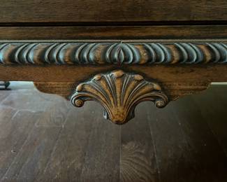 F8 - $275. James B. Henderson Chest of Drawers. 3 long drawers 2 smaller. Measures 38" wide x 21" deep x 38.5" tall.