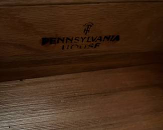 F26 - $250. Pennsylvania House Wardrobe. Solid wood - excellent condition. Measures 39.5" wide x 21.75" deep x 64.5" tall.