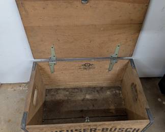 F97 - $150. Anheuser-Busch Crate. Property St. Louis, MO. A-860