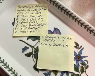 F19 - $750. Portmeirion Botanic Garden. Oven to Table.