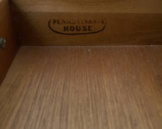 F3 - $150. Pennsylvania House Flip Top Desk. Very good vintage condition! Measures 34" wide x 18" deep x 41" tall.