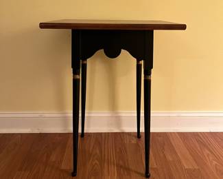 F1 - $250. Hitchcock Checker Board Game Table. Measures 19.5" x 16" x 25.5" tall.