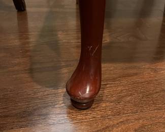 F31 - $80 PAIR of "Whitewood" Chairs from Thomasville, NC. Measures 21.5" wide x 19" deep x 40.5" tall.