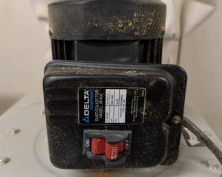 F95 - $200. Delta Shopmaster Dust Collector. Model AP400. 1 hp. Works great.