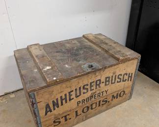 F97 - $150. Anheuser-Busch Crate. Property St. Louis, MO. A-860