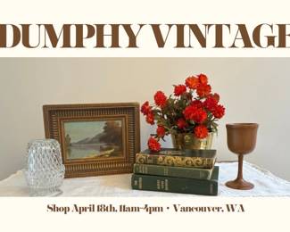 Dumphy Vintage April PopUp postcard front